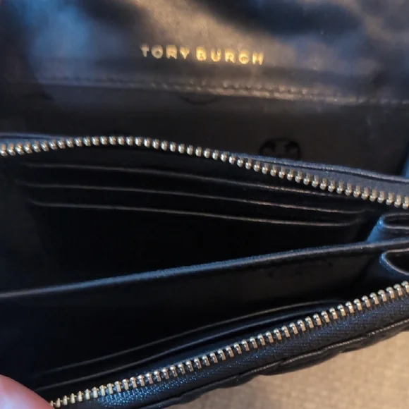 Tory Burch Black Quilted Wristlet - Picture 2 of 8